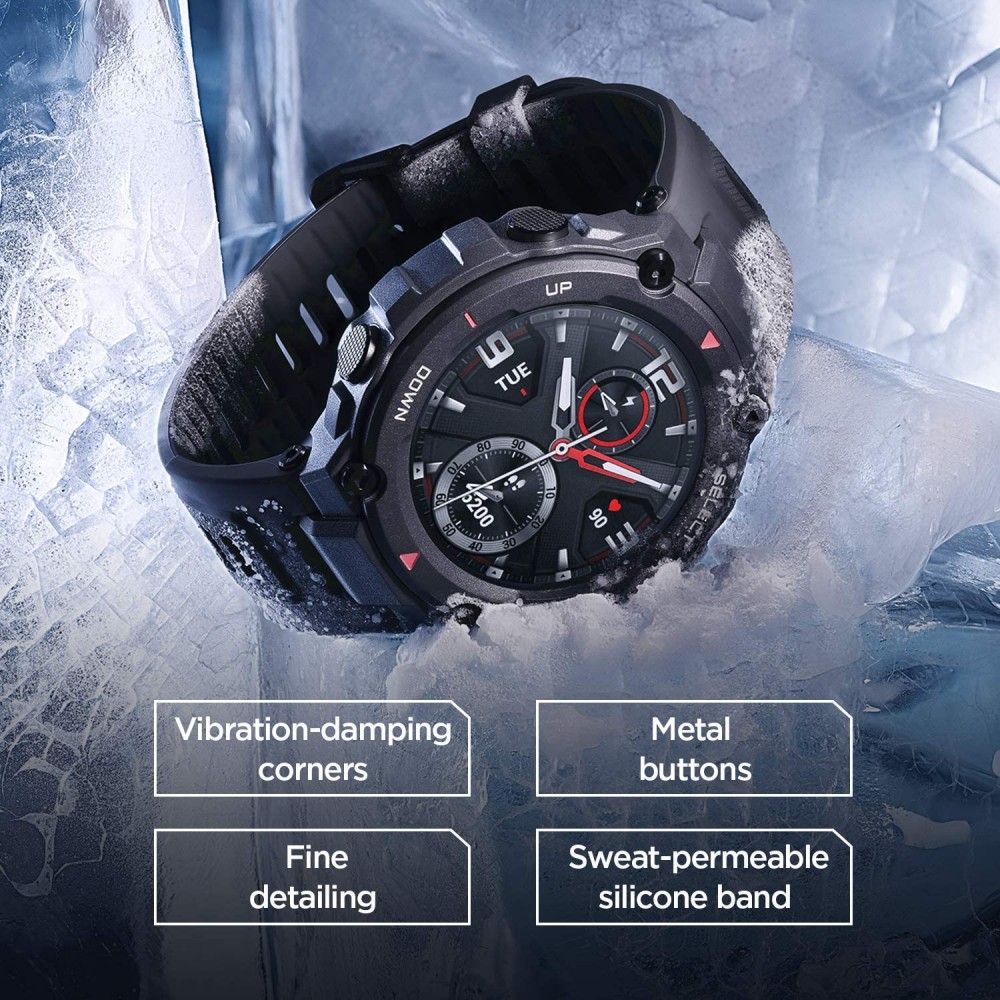 Amazfit T-Rex - Reloj Militar inteligente con GPS, deportivo militar para  hombre, pantalla AMOLED de 1.3