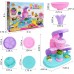 Noetoy - Masa de color para niños, juego de 26 piezas para hacer helados con 12 latas de masa para 3, 4, 5, 6, 7, 8 años.