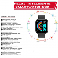 Reloj Inteligente Smartwatch D20