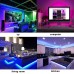 Tira de luces LED de 65.6 pies, luces LED para dormitorio, sincronización de música, luz que cambia de color, tira de luz inteligente.