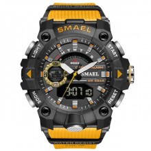 SMAEL Fashion Sport Watches Men Shock Amarillo Ocre Waterproof Wristwatch L...