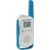 Motorola Solutions Talkabout T114TP - Radio de 2 vías (16 millas), color blanco y azul