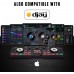 Numark DJ2GO2 Touch - Controlador DJ USB compacto de 2 platos, con mezclador-crossfader, interfaz de audio y rueda de selección con capacidad táctil