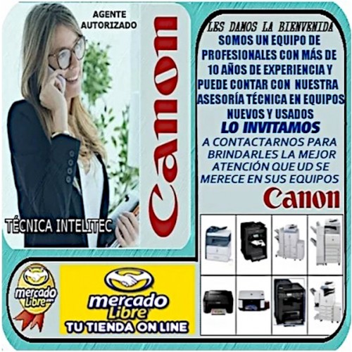 Servicio Técnico Profesional Equipos Canon Fotocopiadoras