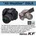 PENTAX KF APS-C Cámara digital SLR 18-55 WR kit con monitor LCD a prueba de polvo, resistente a la intemperie y de ángulo variable, color negro