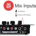 Pyle - Pro Mezclador de audio inalámbrico para DJ, 3 canales, compatible con Bluetooth, controlador de DJ, mezclador de sonido, micrófono PMX7BU.5