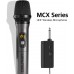 Micrófono inalámbrico de Dolphin, MCX10 Micrófono portátil de karaoke inalámbrico de mano para altavoces con transmisor