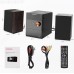 THOMSON Sistema estéreo para el hogar, equipo de sonido de 60 W con  CD y Bluetooth inalámbrica, radio FM, reproducción USB, entrada auxiliar