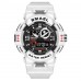 SMAEL - Relojes deportivos digitales para hombre, pulsera militar resistente al agua hasta 50m, con LED, despertador, Mod.8063