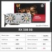 SJS- Tarjeta Video RX 580, 8G, 256Bit, 2048SP, GDDR5, AMD, GPU, RX580, tarjeta de vídeo blanca, Radeon, 8GB