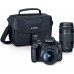 Cámara Canon fotográfica EOS Rebel T7 con lentes de 18-55 mm, f/3.5-5.6 y EF 75-300 mm, juego de doble acercamiento