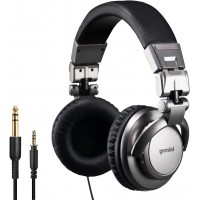 Gemini Sound DJX-500 - Auriculares profesionales con cable sobre la oreja con juntas giratorias de 90 grados/180 grados para monitoreo de estudio DJ