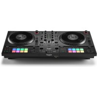 Hercules DJ Control Inpulse T7, controlador de DJ motorizado de 2 cubiertas con control STEMS integrado, Serato DJ y DJUCED incluidos