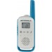 Motorola Solutions Talkabout T114TP - Radio de 2 vías (16 millas), color blanco y azul