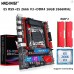 MACHINIST X99 Motherboard LGA 2011-3 Set Kit Xeon E5 2666 V3 CPU Procesador16G=2*8G DDR4 2666MHz RAM Combo SATA NVME M.2 E5 RS9