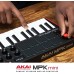 AKAI Professional MPK Mini MK3  Controlador de teclado MIDI USB de 25 teclas con 8 almohadillas, 8 botones y software musical incluido