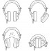 Audio-Technica ATH-M30x Audífonos profesionales de estudio, color negro