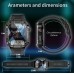 Reloj inteligente militar para hombre, pulsera resistente al agua Ip68 con llamadas, Bluetooth, compatible con Xiaomi, Android e IOs, 1,85 pulgadas
