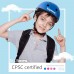 Adyohemt Casco para niños, ajustable,  2 a 8 años de edad, casco de seguridad , para ciclismo, monopatín, scooter. Talla S - Azul