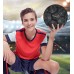 Barocity Balón de fútbol - Pelota oficial de primera calidad para niños y niñas con patrón hexagonal reflectante Negro