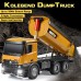Camión de juguete para excavadora de control remoto, 9 canales, juguetes de control remoto, excavadora hidráulica,  tractor RC