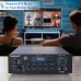 Sunbuck Bluetooth 5.0 Mini Hi-Fi Clase D Amplificador estéreo integrado para el hogar, receptor estéreo de audio de doble canal de 240 W,