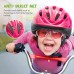 AKASO Casco de bicicleta para niños, casco multideportivo para ciclismo, monopatín, scooter, casco ajustable para niños de 1 a 8 años. Fucsia
