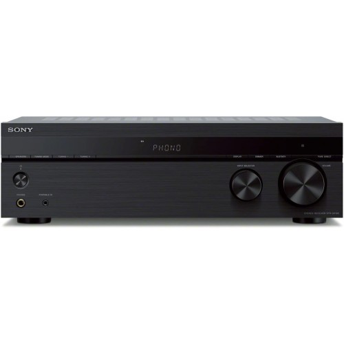 Amplificador Sony STRDH190 - Receptor estéreo doméstico de 2 canales con entradas de teléfono y Bluetooth negro