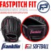 Franklin Sports - Guantes de softball beisbol de la serie profesional Fastpitch, mano derecha o izquierda, tallas 13 pulgadas