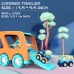 Paquete de 9 juguetes de coches para niños y niñas de 2, 3, 4, 5 años, regalo, camión de transporte grande con 8 pequeños