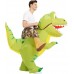 Disfraz Inflable de Dinosaurio Verde para Adulto