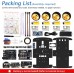 Kit Coche 4WD Freenove (Compatible con Arduino IDE), Seguimiento de Línea, Evitación de Obstáculos, Sensor Ultrasónico, Control Inalámbrico Motor Servo