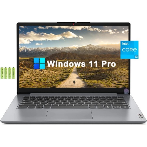 Lenovo Ideapad 1i 14 UHD Intel i3-1215U 8GB RAM 512GB SSD Windows 11 Pro
