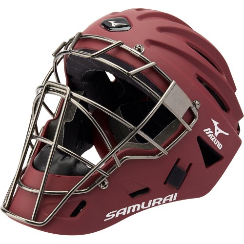 Mizuno G4 Samurai Casco receptor joven Terracota