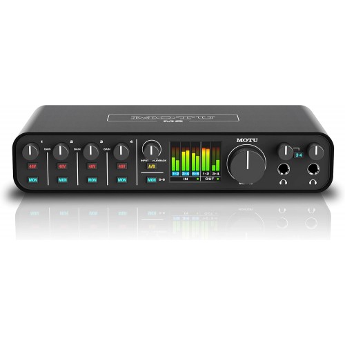 MOTU M6: Interfaz de Audio USB-C 6x4, Sonido Estudio