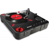 Numark PT01 Scratch: Tocadiscos Portátil para DJ con Scratch Switch