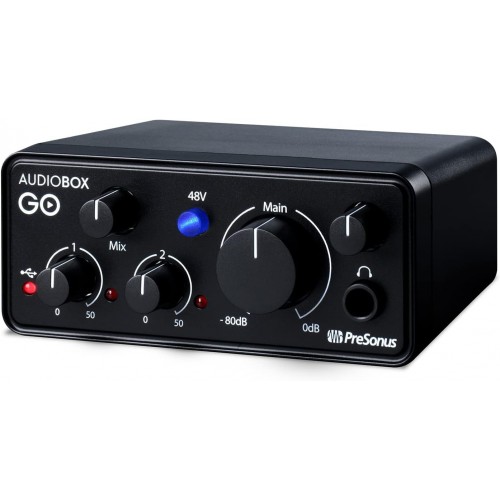 Interfaz de Audio USB-C PreSonus AudioBox GO para Producción Musical