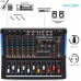 Mezclador de Audio Bluetooth Pyle de 8 Canales para Estudio/DJ
