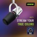 Micrófono Dinámico Shure MV7+ para Podcasting y Streaming (Blanco)