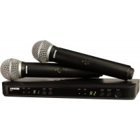 Sistema Micrófono Inalámbrico Dual Shure BLX288/PG58 (Banda H10)