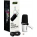 Micrófono Dinámico Shure MV7+ para Podcasting y Streaming (Blanco)