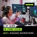Micrófono Dinámico Shure MV7+ para Podcasting y Streaming (Blanco)