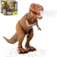 Juguetes de dinosaurio remoto grande para niños, con luz realista, dinosaur...