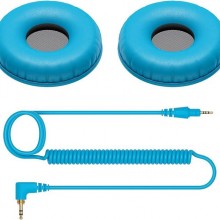 Pioneer almohadillas DJ HC-CP08-L - CUE1 Series Ear Pad y cable (azul)