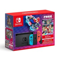 Nintendo Switch™ Mario Kart™ 8 Deluxe Bundle (Full Game Download + 3 Mo. Ni...