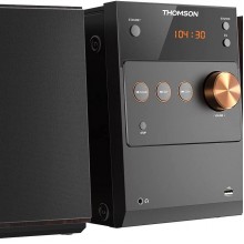 THOMSON Sistema estéreo para el hogar, equipo de sonido de 60 W con  CD y B...