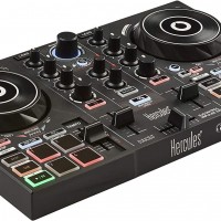 Hercules DJ - Controlador de DJ DJControl Inpulse 200 con USB, 2 pistas con...