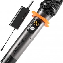 Micrófono inalámbrico de Dolphin, MCX10 Micrófono portátil de karaoke inalá...