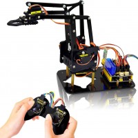 KEYESTUDIO Kit de inicio de brazo robot para Arduino Coding Robotics Kit. P...