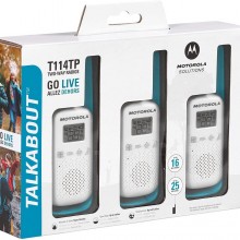 Motorola Solutions Talkabout T114TP - Radio de 2 vías (16 millas), color bl...